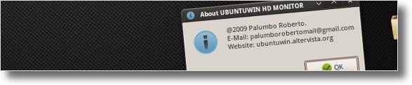 Acerca do Ubuntuwin HD monitor