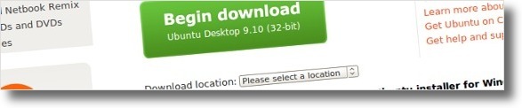 A fazer download do Ubuntu