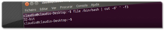 Resultado num ubuntu com arquitectura 32BIts