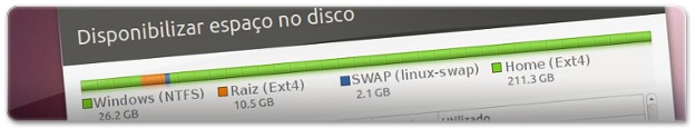Particionamento de um disco com o Windows e Ubuntu