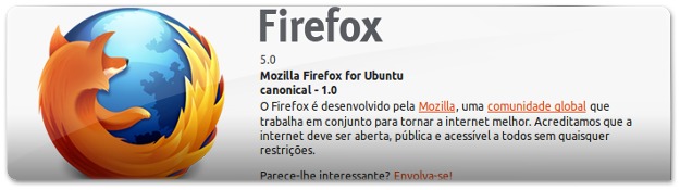 Firefox 5 no Ubuntu 11.04 Natty Narwhal