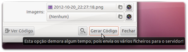 Ubuntued-deskmod com o código gerado Ubuntued-deskmod com o código gerado