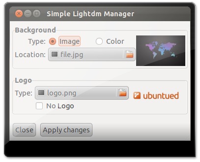 Simple LightDM Manager