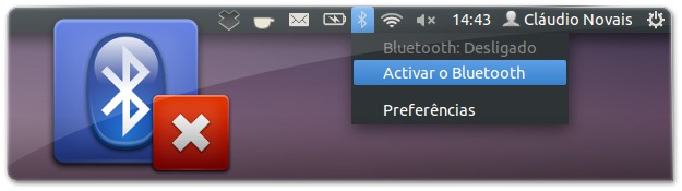 Desligue o Bluetooth do arranque do Ubuntu. Quando precisar pode ativar temporariamente!