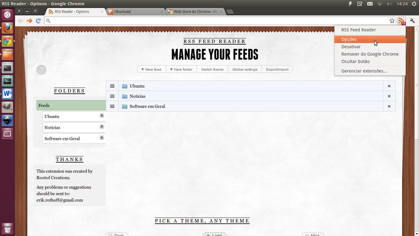 feed rss reader chrome
