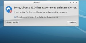 Apport - Mensagem de erro no ubuntu 12.04SLIDER