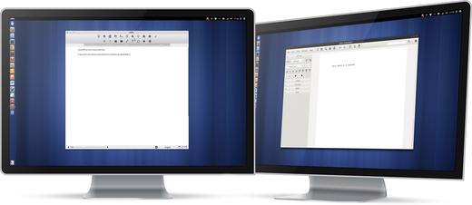 Mockup real do LibreOffice