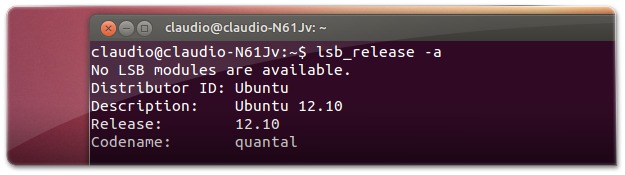 11 - Informação útil sobre a versão do Ubuntu através comando lsb_releaseM