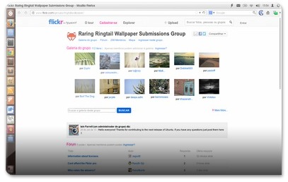Grupo do Flickr para submissão de wallpapers