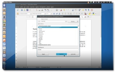 Dicionario de Sinónimos do LibreOffice - 100M