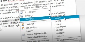 Dicionario de Sinónimos portugueses no LibreOffice
