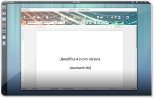 LibreOffice com uma persona