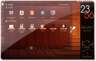 Unity SEM desfocagem no Ubuntu 13.04