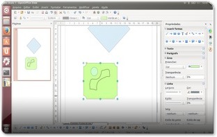 OpenOffice 4 e a aplicação de desenho