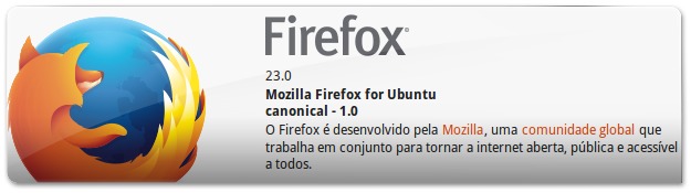 Firefox 23 no Ubuntu 13.04