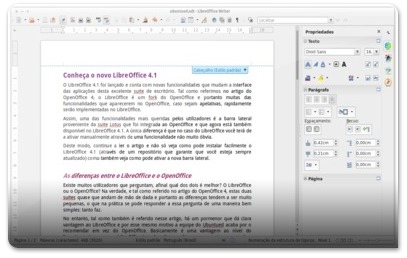 LibreOffice Writer 4.1