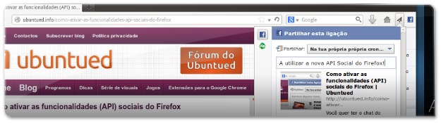 Nova funcionalidade da Social-API do Firefox 23