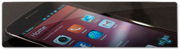 Ubuntu Touch a funcionar com o MIR num smartphone