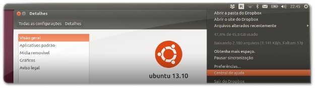 Dropbox no Ubuntu 13.10