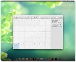 Calendário do ElementaryOSM